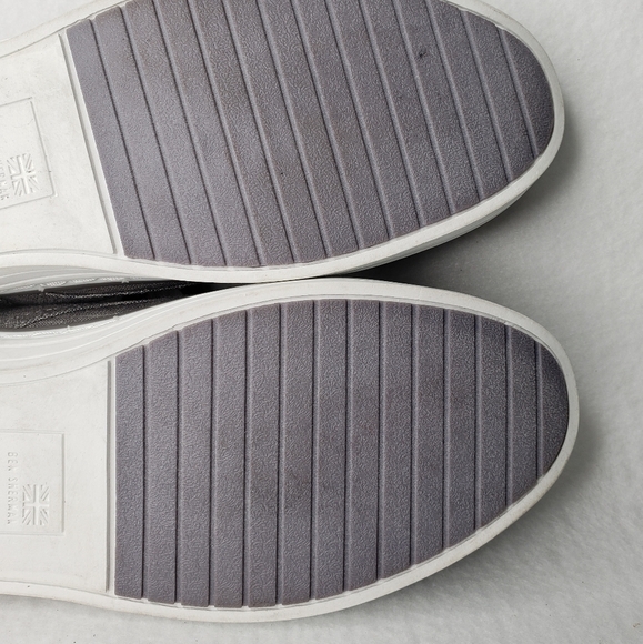 Ben Sherman Mens Gray Linen Look Lace Up Sneakers Sz 8 - Picture 10 of 10